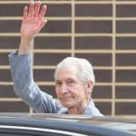 Charlie Watts of the Rolling Stones arrives at Adelaide Stusios for rehersal
